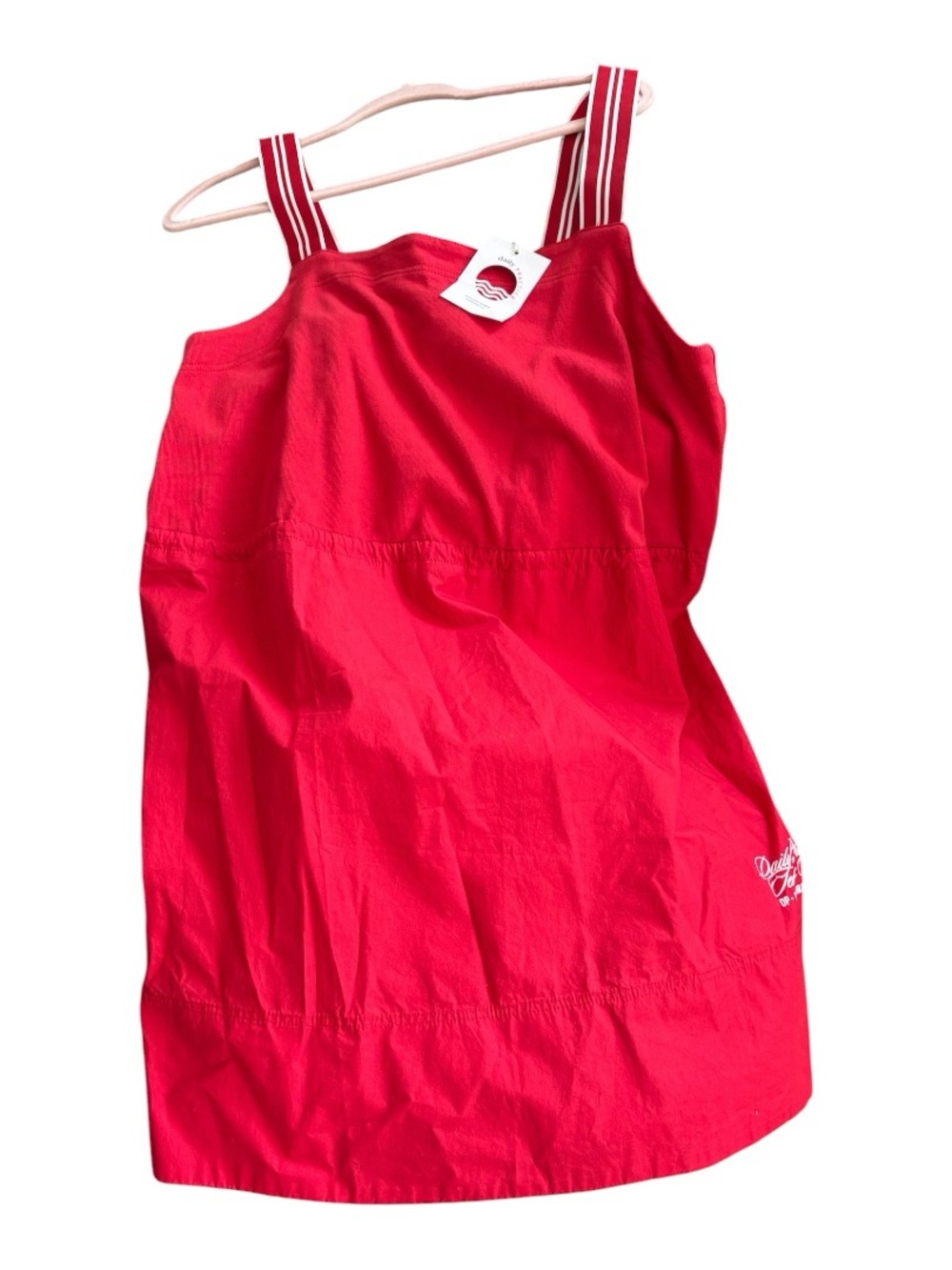 Daily Practice Tennis Club Red Graphic dress